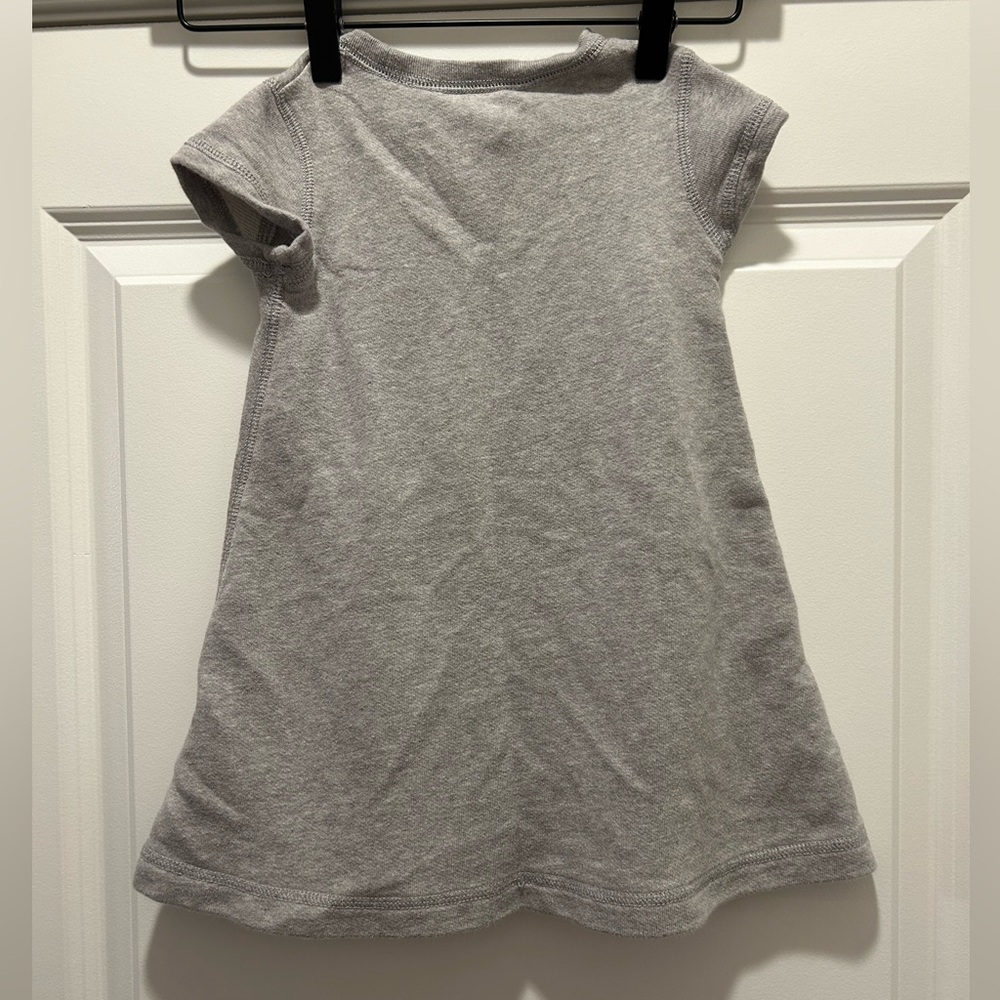 Polo Ralph Lauren Toddler Sweatshirt Dress Gray Size 4T - Picture 5 of 5